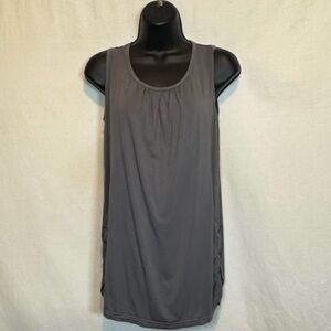 G-179 Smallshow Gray‎ Sleeveless Pullover Summer Blouse Size S
